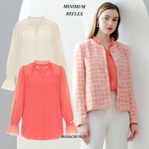 [미니멈]MD 셔링 시스루 블라우스  MD MMZBAWB3210 M_CJ