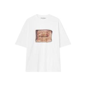 아크네 스튜디오 반팔 티셔츠 CL0391 TSHI000162100 White