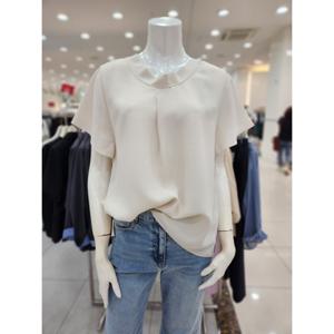 [더아이잗]백 스트랩 러플 슬리브 블라우스 IR5A0BL171500_DJ