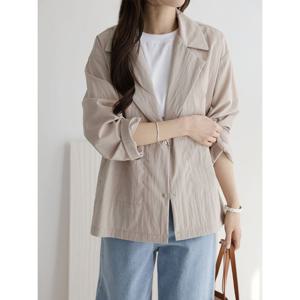 [헤레이스]바람막이 언발 랩트임 자켓_YMSH26SS235