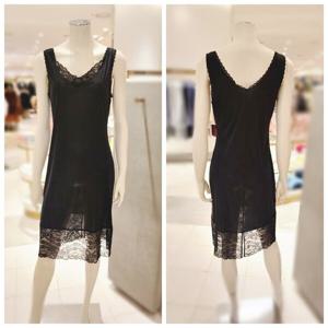 비너스 란제리 비너스 베가 스무스 원단 실루엣 여성롱슬립 VFS5004- BK(블랙) VFS501800000