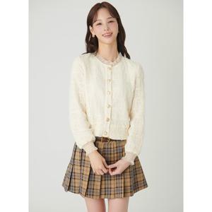 샤틴 셔링 레이스 블라우스 (S244B252) S244B252