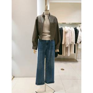 샤틴 페이크 레더 자켓 (S244H170) S244H170