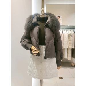 샤틴 폭스퍼 볼륨 덕다운 패딩 (S44P8750A) S44P8750A