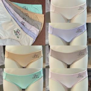 비너스 란제리 25SS 7색상 면100 귀여운 강아지 자수 위생적인 순면 데일리 여성 팬티 요일 팬티 (VPT6944) VPT6944Z0000
