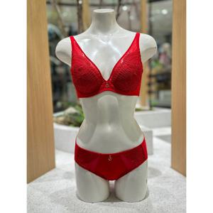 비비안 란제리 (BR967A P) 꾸뛰르 아름다운 레이스 런닝형브라+햄라인팬티 세트 BR967ABP