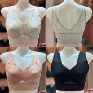 비너스 란제리 가볍고고 통기성 좋은 스트레치 망 자카드 보정력 매끈한 실루엣 브라탑 런닝 브라 (VLGQ617) VLGQ617Z0000
