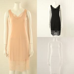 비너스 란제리 땀흡수 발산 베가스무스 원단 비침 덜한 부드러운 런닝형 풀슬립 이너웨어 잠옷 속치마 (VFS5004R) VFS5004R0000