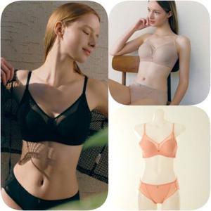 비너스 란제리 25SS(EF컵)25SS봄광고 심플브라 노라인팬티SET (VBR0996EF VPT0996H) VBRPT0996EFH