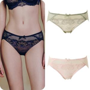 비너스 란제리 오르화 스파클링 캐미컬자수 시스루 노라인 망사팬티 OPT5931S OPT5931S0000