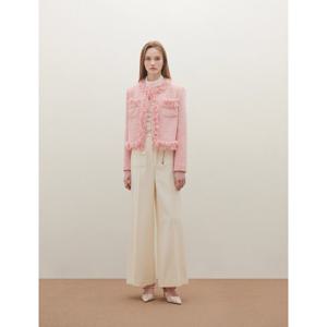 샤틴 라운드넥 메탈 싱글 자켓 (s51s1010a) S51S1010A