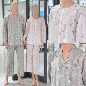 비너스 란제리 시원하고 편안한 착용감 면도비 간절기용 꽃나염 파자마 VPA4503M VPA4503MW000