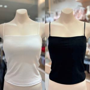 비너스 란제리 부드러운 모달 스판 크롭 기장 몰드컵 스트랍 나시티 브라티 (VLGC225) VLGC225Z0000