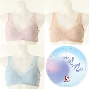 비너스 란제리 (A컵B컵)가볍고 시원한 신축성 좋은 풀사이드 스트레치 노와이어 인견 브래지어 (VGBL708A_B) VGBL708C0000