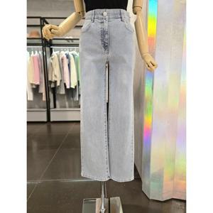 에이비에프지 ab.f.z  연청 힙 로고 청바지 (AEZ2QE31) AEZ2QE31