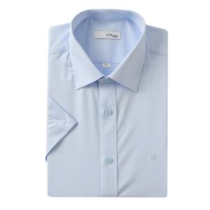 듀퐁셔츠 25년 SS 신상 일반핏 노포켓 스트레치 솔리드 반팔셔츠 -SE5SM11LS102SBU(블루) SE5MM11HS102