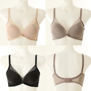 비너스 란제리 (A컵B컵)오르화 심플 저중심 모아주는 푸쉬업 볼륨업 빵빵이 몰드 노와이어 브래지어 (OBR3093A_B) OBR3993AB000