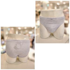 비너스 란제리 비너스 면 뱀부 메쉬 체크 삼각 남성 팬티 속옷 VMP4093 VMP40930000