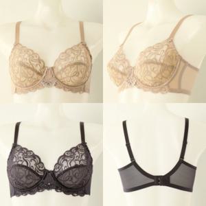 비너스 란제리 (D컵)오르화 엔젤망 자수 레이스 얇은 패드 풀컵 홑겹 브래지어 큰컵 추천 (OBR7861) OBR7861D0000