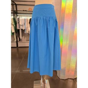 에이비에프지 ab.f.z  골반 포인트 주름 롱 스커트 (AEZ2QS04) AEZ2QS04