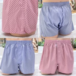 비너스 란제리 땀 흡수가 빠른 순면 60수 주자 기하나염 남성 트렁크팬티 VMPQ161 VAPQ161Z0000