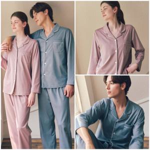 비너스 란제리 커플잠옷 블랙라벨 고급면 실크 레이온혼방 가볍고 편한 파자마 VPA4561W VPA4561M VPA4561WM000