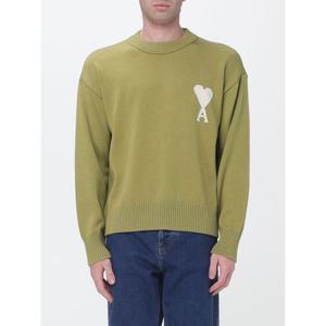 아미 ADC 울  코튼 크루넥 하트 스웨터 UKS859KN0156A 118 Green
