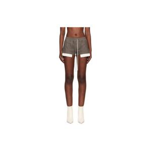 릭오웬스 반바지 토프 포그 가죽 박서 쇼츠 261232F088004