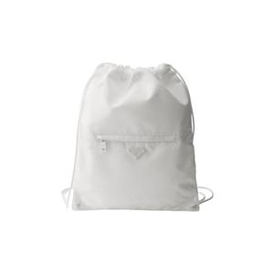 프라다 리나일론 드로스트링 백팩 화이트 2VZ126-4ECO-F0009