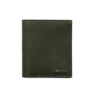 프라다 메탈 레터링 사피아노 레더 지갑 2MO0042FPJ