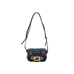 펜디 바게트 자수 플라워 나노 미니 백 7AS499AWVO