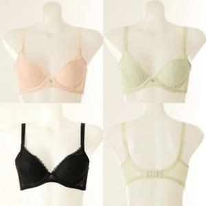 비너스 란제리 (C컵D컵)부유방 커버 저중심 소프트 몰드 데일리 보정 브래지어 (VBRG626C_D) VBRG626CD000