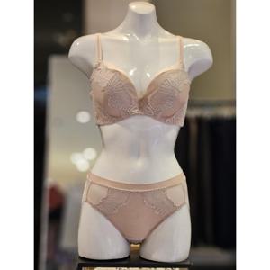 비비안 란제리 VIVIEN 스팽글 자가드 레이스 몰드브라 햄라인팬티세트 (BR977ABP977AP) BR977ABP