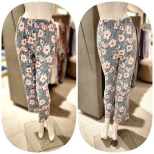 비너스 란제리 비너스 모달 꽃나염 여성 이지웨어 하의파자마 잠옷 VEP3981W BU(블루) VEV398100000