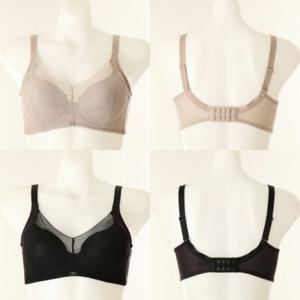 비너스 란제리 오가닉 면혼방 푸딩 소재 부유방 압박 없는 편안한 노와이어 몰드 브래지어C컵D컵(VBRL001) VBRL001CD000