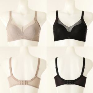 비너스 란제리 (A컵B컵)(VBRL001)오가닉 면혼방 푸딩 소재 부유방 압박 없는 편안한 노와이어 몰드 브래지어 VBRL001AB000