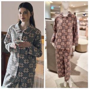 비너스 란제리 비너스 폴라폴리스 노르딕 나염 여성 파자마 잠옷 PK (핑크) VPA45570000