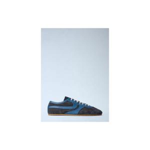 26 SS 드리스반노튼 남성 Suede Trimmed Sneakers dvn0163027gry