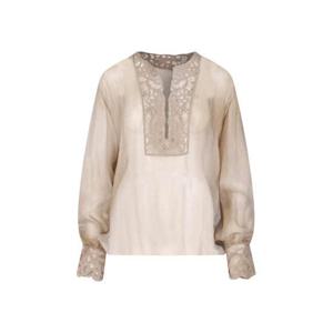 에르마노 설비노 블라우스 D482K766RFWB S4850 Beige