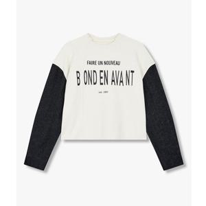 [보브] 데님 슬리브 저지 티셔츠 712514050006