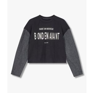 [보브] 데님 슬리브 저지 티셔츠 712514050099