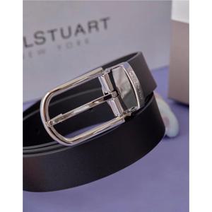 질스튜어트 질스튜어트 핸드백 (JUBE5F072BK)  블랙 실버 버클 남자 가죽 벨트 JUBE5F072 JUBE5F072BK