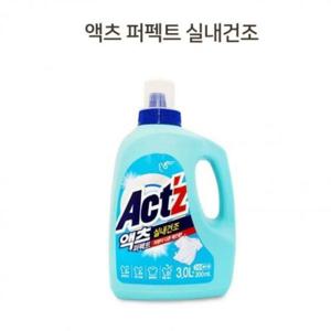 액츠 피죤 실내건조 액상 퍼펙트 세제 세탁세 3000ml