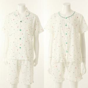 비너스 란제리 가격 인하 시원한 CR소재 앵두 나염 남성 여성 커플 파자마 여름 잠옷 택1(VPA4530M VPA4530W) VPA4530WMS00