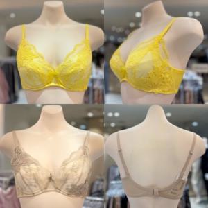 비너스 란제리 CD컵 오르화 시그니처 부유방 커버 블루밍 삼각 레이스 컵선 예쁜 패드 브래지어(OBR5961C_D) OBR5961CD000