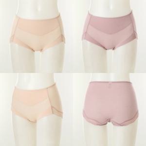 비너스 란제리 부드러운 친환경 텐셀 큐프라 밑위 높은 노라인 힙레이스 데일리 여성 팬티(VPT6139A) VPT6139A0000