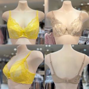 비너스 란제리 AB컵 오르화 시그니처 부유방 커버 블루밍 삼각 레이스 컵선 예쁜 패드 브래지어(OBR5961A_B) OBR5961AB000