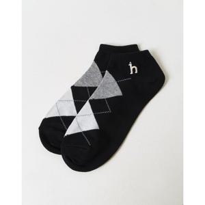 헤지스 체크 면혼방 단목양말 (HZSS6E303_3) HZSS6E303