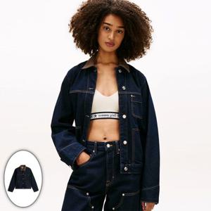 타미힐피거데님 여성 오버사이즈 데님 초어 재킷 T32G0NJC11TWT1 T32G0NJC11TWT1