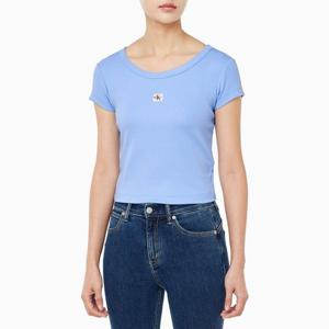 캘빈클라인진 (47C200G-C32) 여성 우븐라벨 반팔 티셔츠 47C200GC32